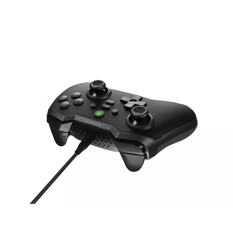 GENESIS Mangan 300 zwart USB gamepad analoog / digitaal Android, Nintendo Switch, pc