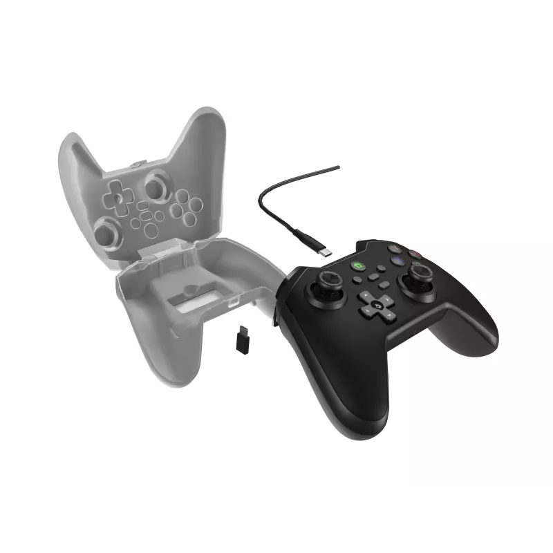 GENESIS Mangan 300 zwart USB gamepad analoog / digitaal Android, Nintendo Switch, pc