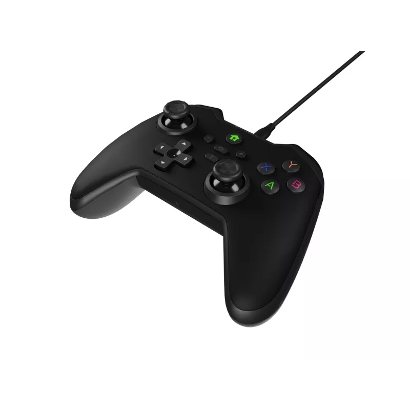 GENESIS Mangan 300 zwart USB gamepad analoog / digitaal Android, Nintendo Switch, pc