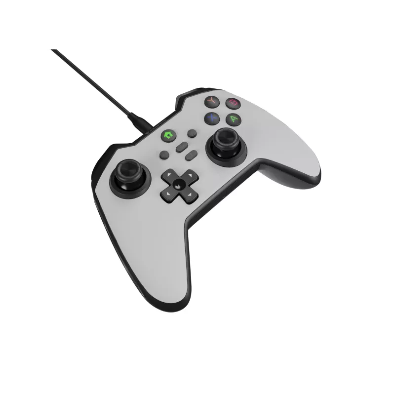 GENESIS Mangan 300 wit USB gamepad analoog / digitaal Android, Nintendo Switch, pc