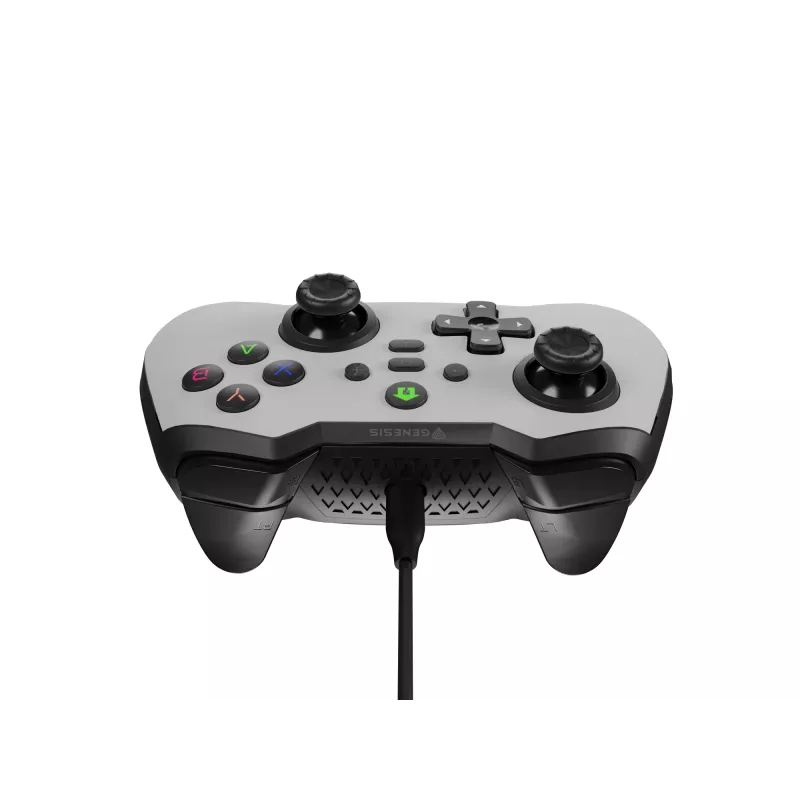 GENESIS Mangan 300 wit USB gamepad analoog / digitaal Android, Nintendo Switch, pc