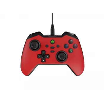GENESIS Mangan 300 rode USB-gamepad analoog/digitaal Android, Nintendo Switch, pc