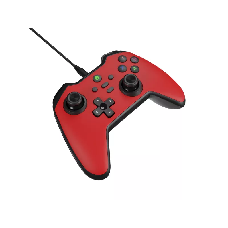 GENESIS Mangan 300 rode USB-gamepad analoog/digitaal Android, Nintendo Switch, pc