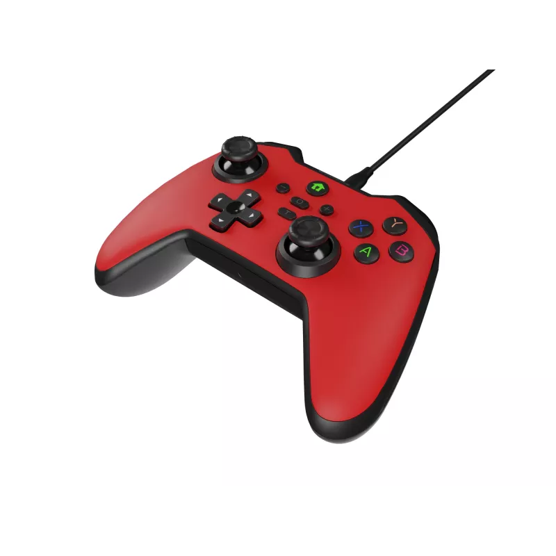 GENESIS Mangan 300 rode USB-gamepad analoog/digitaal Android, Nintendo Switch, pc