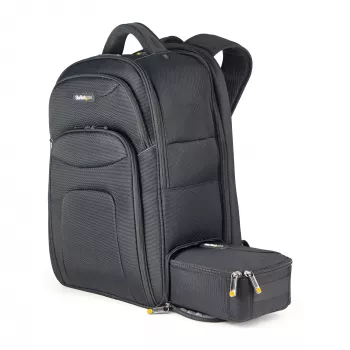 StarTech.com 17,3 inch laptoprugzak met uitneembare accessoire-organizer-case – professionele IT-techrugzak voor werk/reizen/pendelen – ergonomische computertas – robuust ballistisch nylon – notebook-/tabletvakken