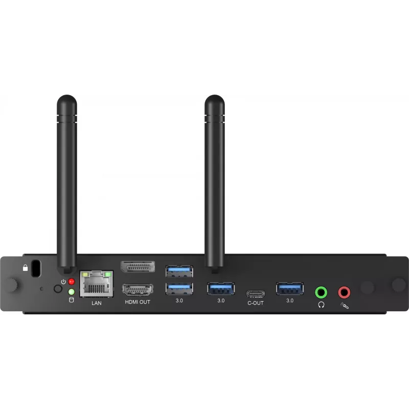 iiyama OPC51204BC-1 pc/workstation Intel® Core™ i5 i5-12450H 8 GB DDR4-SDRAM 256 GB SSD Windows 11 IoT Enterprise mini-pc zwart