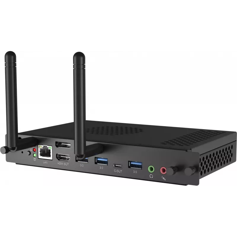 iiyama OPC51204BC-1 pc/workstation Intel® Core™ i5 i5-12450H 8 GB DDR4-SDRAM 256 GB SSD Windows 11 IoT Enterprise mini-pc zwart