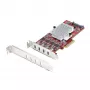 StarTech.com 4-poorts USB Type-C PCIe-kaart, USB 3.2 10Gbps, USB-C PCI Express-uitbreidingskaart, 4x onafhankelijke USB-controllers, Windows/Linux/macOS, TAA-conform