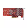 StarTech.com 4-poorts USB Type-C PCIe-kaart, USB 3.2 10Gbps, USB-C PCI Express-uitbreidingskaart, 4x onafhankelijke USB-controllers, Windows/Linux/macOS, TAA-conform