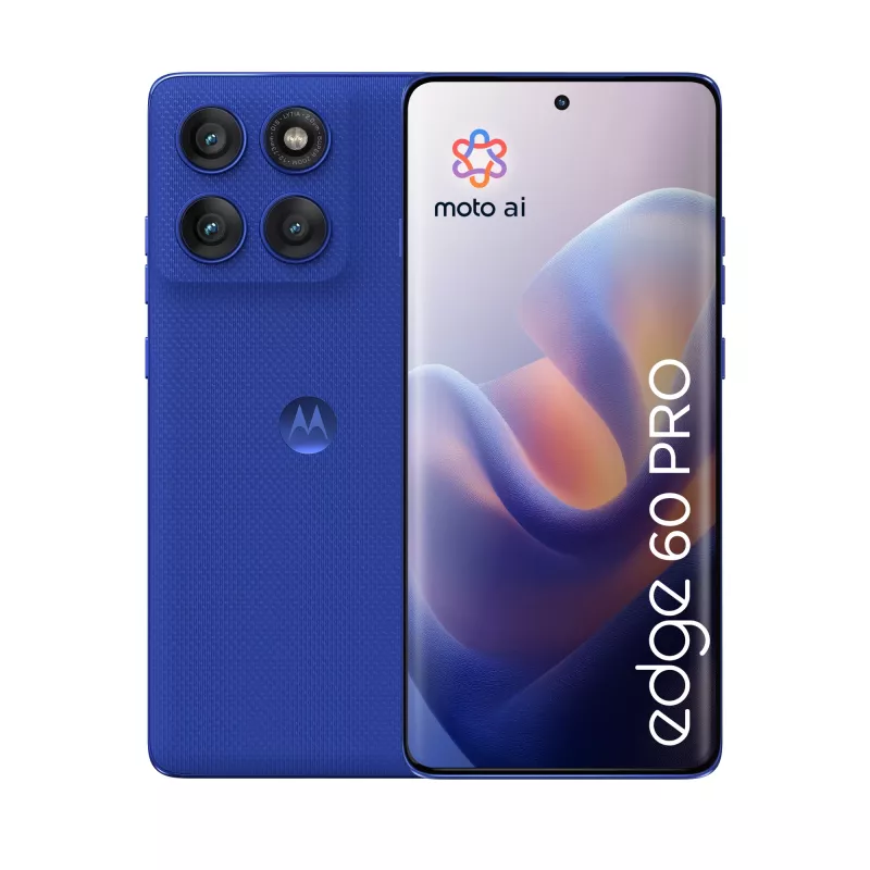 Motorola edge 60 pro 16,9 cm (6,67 inch) dual SIM Android 15 5G USB Type-C 12 GB 512 GB 6000 mAh blauw