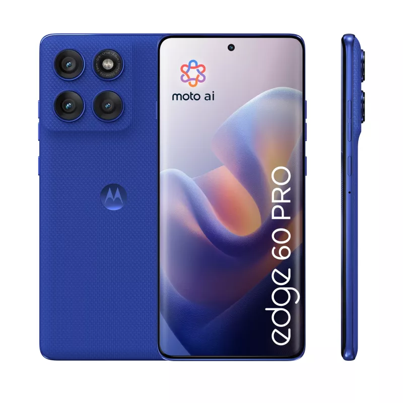 Motorola edge 60 pro 16,9 cm (6,67 inch) dual SIM Android 15 5G USB Type-C 12 GB 512 GB 6000 mAh blauw