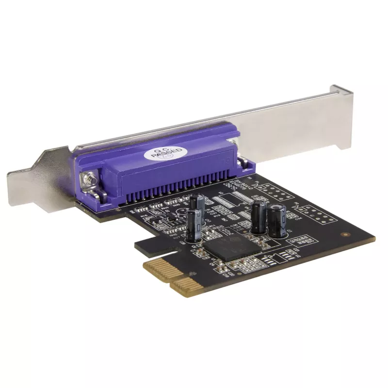 StarTech.com 1-poorts parallel PCIe-kaart - PCI Express naar parallel DB25-adapterkaart - desktop uitbreiding LPT-controller voor printer, scanner & plotter - SPP/ECP - standard/low profile