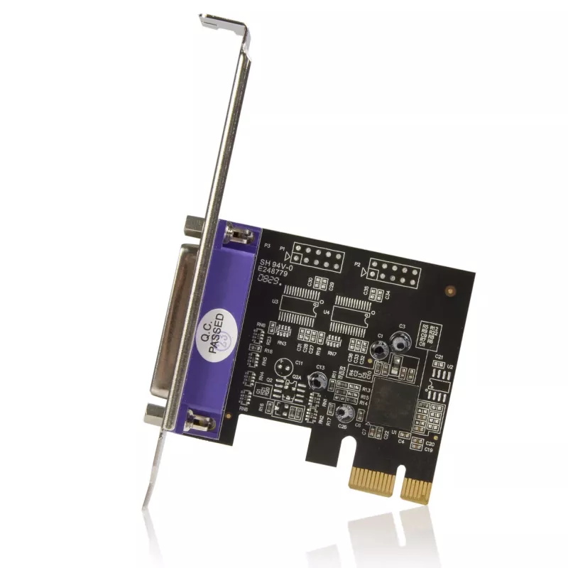 StarTech.com 1-poorts parallel PCIe-kaart - PCI Express naar parallel DB25-adapterkaart - desktop uitbreiding LPT-controller voor printer, scanner & plotter - SPP/ECP - standard/low profile
