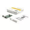 StarTech.com 1-poorts PCI Express RS232 seriële adapter - PCIe RS232 seriële hostcontroller - PCIe naar serieel DB9 - 16950 UART - low-profile uitbreidingskaart - Windows & Linux
