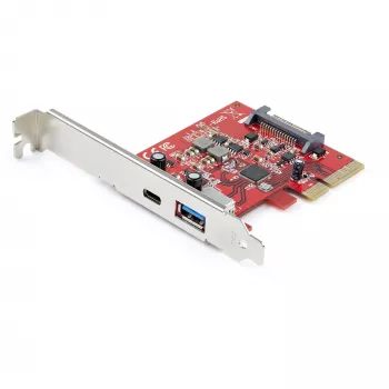StarTech.com 2-poorts 10Gbps USB-A & USB-C PCIe-kaart – USB 3.2 Gen 2 PCI Express Type-C/A hostcontroller-kaartadapter – USB 3.2 Gen 2x1 PCIe-uitbreidingskaart – Windows, macOS, Linux