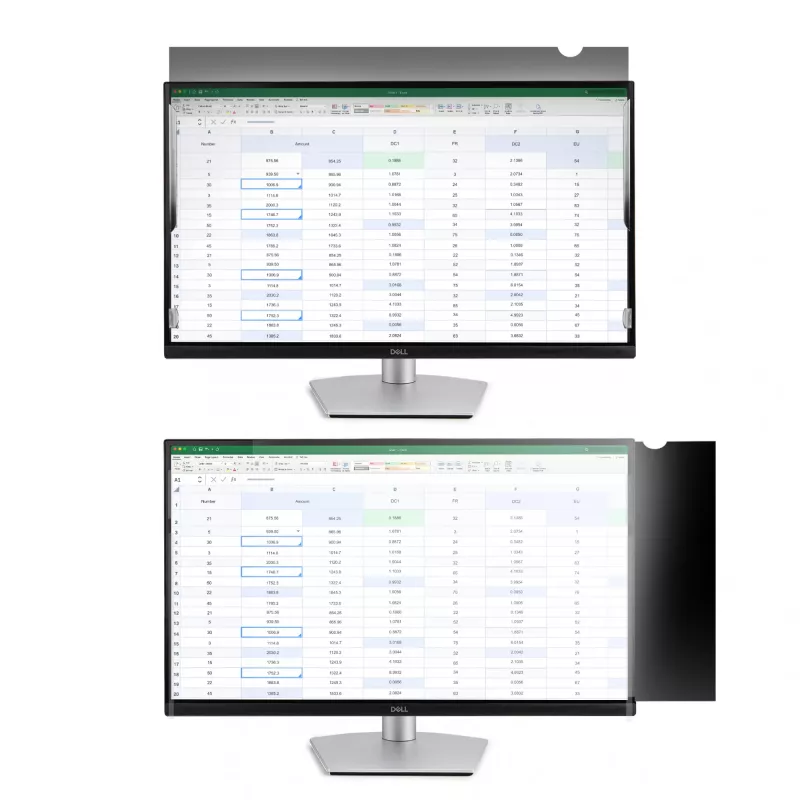 StarTech.com beeldscherm-privacyfilter voor 23,8-inch display – computerbeeldscherm-beveiligingsfilter – blauwlichtreducerende beschermfolie – 16:9 widescreen – mat/glanzend – +/-30 graden