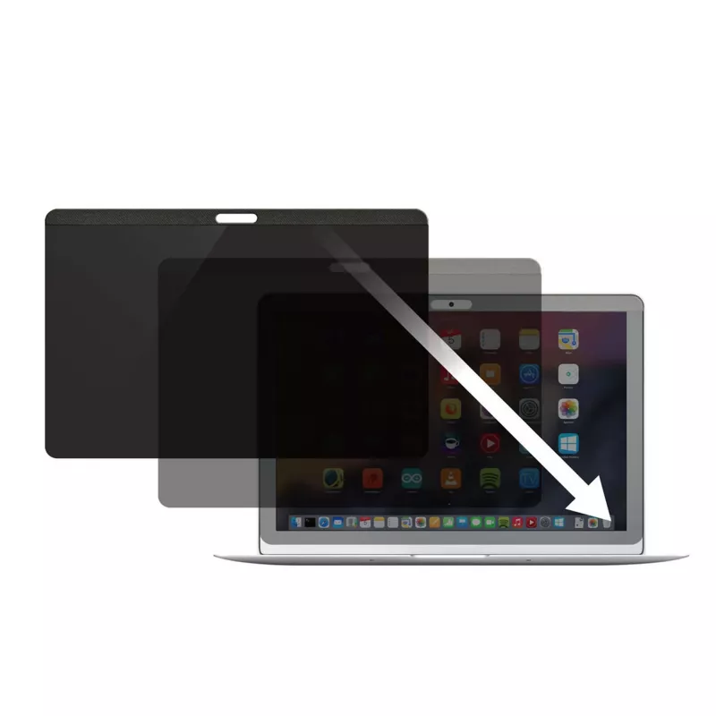 StarTech.com laptop-privacyfilter voor 13 inch MacBook Pro & MacBook Air – magnetisch, afneembaar beveiligingsfilter – blauwlichtreducerende beeldschermbescherming 16:10 – mat/glanzend – +/-30 graden