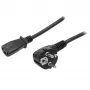 StarTech.com 2m computer-netkabel, 18AWG, EU Schuko naar C13 netkabel, 250V 10A, zwarte vervangende AC-kabel, tv-/monitor-netkabel, Schuko CEE 7/7 naar IEC 60320 C13 netkabel - pc-voedingskabel