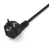 StarTech.com 2m (6ft) computer-netkabel Y-kabel, 18AWG, EU Schuko naar 2x C13, 10A 250V, zwarte vervangende AC-netkabel, printer-netkabel, pc-voedingskabel, monitor-netkabel – UL-gecertificeerd