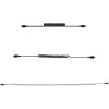 StarTech.com 1m USB-C-oplaadkabel, spiraalkabel, heavy duty, snel opladen & synchroniseren, USB-2.0-Type-C-kabel, robuuste aramidevezel, duurzame stekker-naar-stekker USB-kabel, zwart