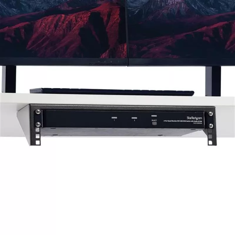 StarTech.com 2U 19 inch verticale wandbeugel voor apparaten van staal