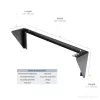 StarTech.com 2U 19 inch verticale wandbeugel voor apparaten van staal