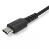 StarTech.com 1m USB-A naar USB-C-oplaadkabel – robuuste snellaad- en synchronisatiekabel USB 2.0 naar USB Type-C – slijtvaste TPE-mantel aramidevezel M/M 3A zwart – Samsung S10, iPad Pro, Pixel