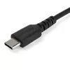 StarTech.com 1m USB-C-oplaadkabel – robuuste snellaad- en sync-USB-2.0-Type-C-naar-USB-C-laptopoplaadkabel – TPE-mantel aramidevezel M/M 60 W zwart – Samsung S10 S20 iPad Pro MS Surface
