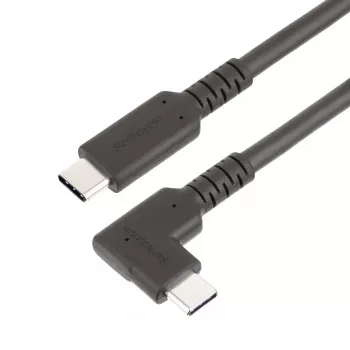 StarTech.com 2m USB-C-kabel, haaks, USB 5Gbps, 100W (5A) Power Delivery, 4K 60Hz DP Alt Mode, robuuste USB-C-kabel – Thunderbolt-compatibel