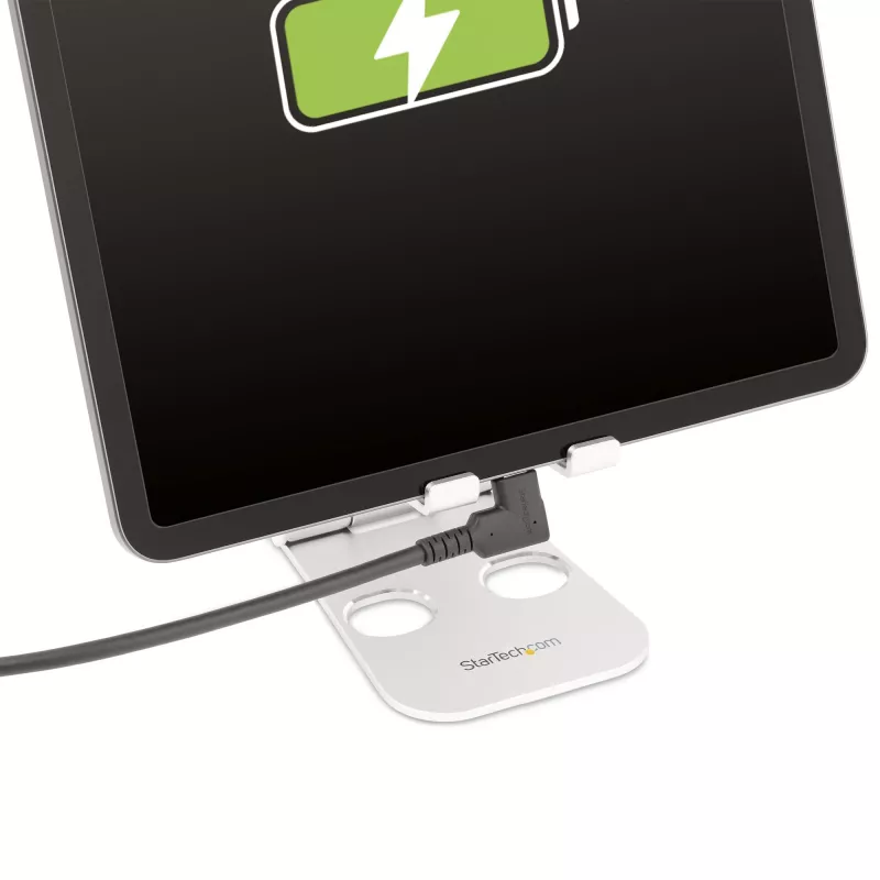 StarTech.com 2m USB-C-kabel, haaks, USB 5Gbps, 100W (5A) Power Delivery, 4K 60Hz DP Alt Mode, robuuste USB-C-kabel – Thunderbolt-compatibel