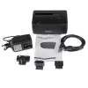 StarTech.com Single Bay USB 3.0 naar SATA harde schijf-dockingstation, USB 3.0 (5 Gbit/s) harde schijf-dock, externe 2,5/3,5 inch SATA I/II/III HDD/SSD-dockingstation, top-loading harde schijf-inzet