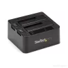 StarTech.com Dual-Bay USB 3.2 Gen 2 naar SATA harde schijf-dockingstation, USB 10Gbps harde schijf-dock, externe 2,5/3,5 inch SATA I/II/III SSD/HDD-dockingstation, hot-swap harde schijf-inzet, top-loading