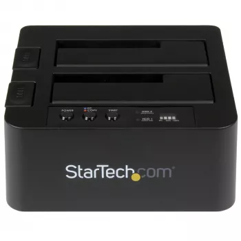StarTech.com standalone harde schijf-duplicator, Dual-Bay HDD/SSD-kloonapparaat/kopieerapparaat, USB 3.1 (10 Gbit/s) naar SATA III HDD/SSD-dockingstation, harde schijf-duplicator-dock, harde schijf-kloonapparaat