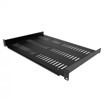 StarTech.com 1U serverrack-plank - universele geventileerde cantilever rack-montageplaat voor 19 inch netwerkrack & kast - duurzaam ontwerp - draagvermogen 55lb/25kg - 12 inch diepe plank, zwart