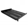 StarTech.com 1U serverrack-plank - universele geventileerde cantilever rack-montageplaat voor 19 inch netwerkrack & kast - duurzaam ontwerp - draagvermogen 55lb/25kg - 12 inch diepe plank, zwart