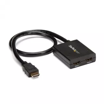StarTech.com 4K HDMI 2-poorts videosplitter – 1x2 HDMI splitter – voeding via USB of netvoeding – 4K 30Hz