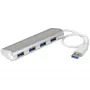 StarTech.com 4-poorts USB hub, USB A naar 4x USB-A aansluitingen, USB 5Gbps, robuust ontwerp, busgevoed, draagbare laptop USB 3.0 hub