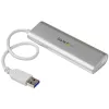 StarTech.com 4-poorts USB hub, USB A naar 4x USB-A aansluitingen, USB 5Gbps, robuust ontwerp, busgevoed, draagbare laptop USB 3.0 hub