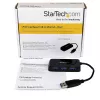 StarTech.com draagbare 4-poorts SuperSpeed mini USB 3.0 hub - zwart~Draagbare 4-poorts SuperSpeed mini USB 3.0 hub - 5Gbps - zwart