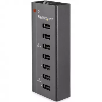 StarTech.com 7-poorts USB-laadstation met 5x 1A- en 2x 2A-aansluitingen