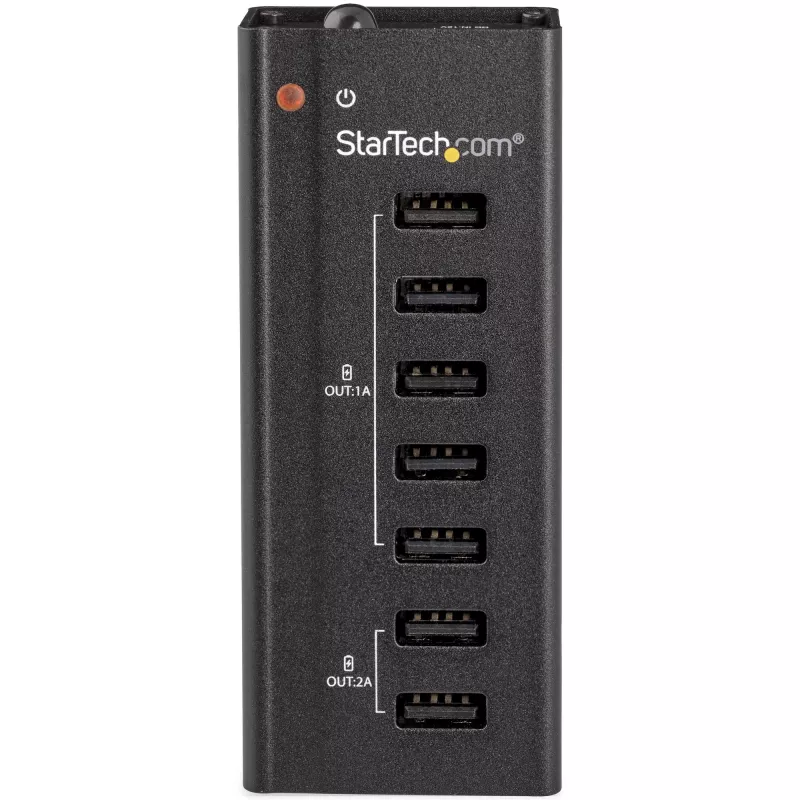 StarTech.com 7-poorts USB-laadstation met 5x 1A- en 2x 2A-aansluitingen
