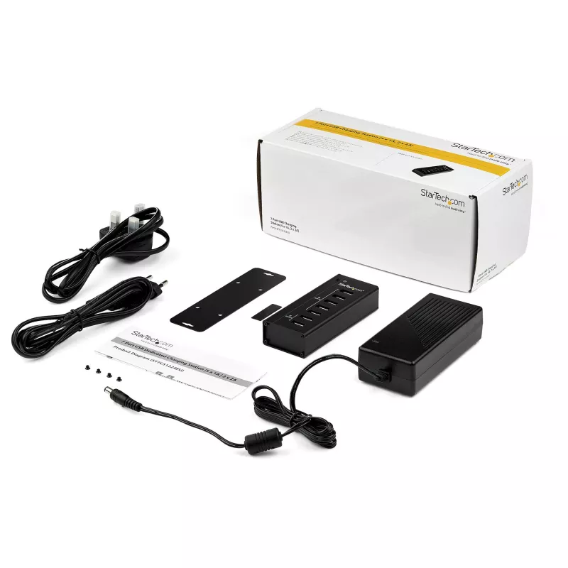 StarTech.com 7-poorts USB-laadstation met 5x 1A- en 2x 2A-aansluitingen