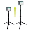 StarTech.com verstelbare tablet-standaard, tablet/UMPC, multimediastandaard, binnen, zwart