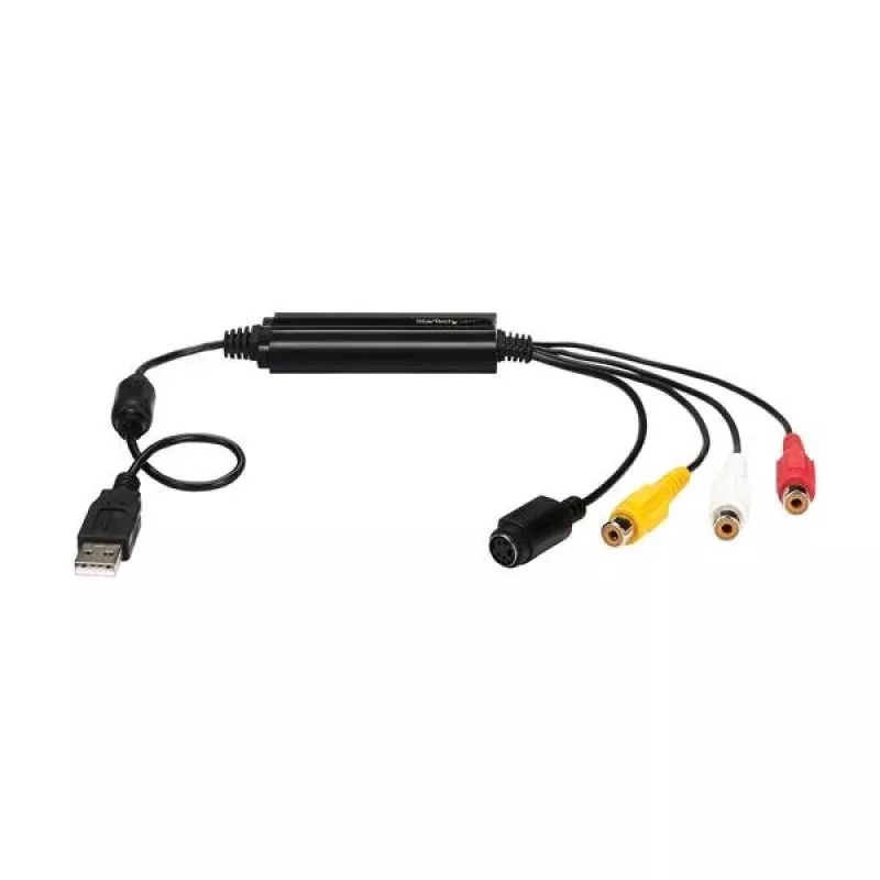 StarTech.com USB video-opname-adapterkabel – S-Video/Composite naar USB 2.0 SD video-opnameapparaat-kabel – TWAIN-ondersteuning – analoog-digitaal-omzetter voor mediaopslag – alleen Windows