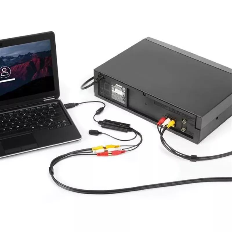 StarTech.com USB video-opname-adapterkabel – S-Video/Composite naar USB 2.0 SD video-opnameapparaat-kabel – TWAIN-ondersteuning – analoog-digitaal-omzetter voor mediaopslag – alleen Windows