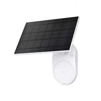 TP-Link Tapo zonnepaneel SPECIFICATIE: 5,2 V 2,5 W FUNCTIE: Type-C-laadaansluiting, ononderbroken stroomvoorziening, flexibele zonne-installatie, werkt met accucamera, 4 m laadkabel (totaal), weerbestendig (IP65)