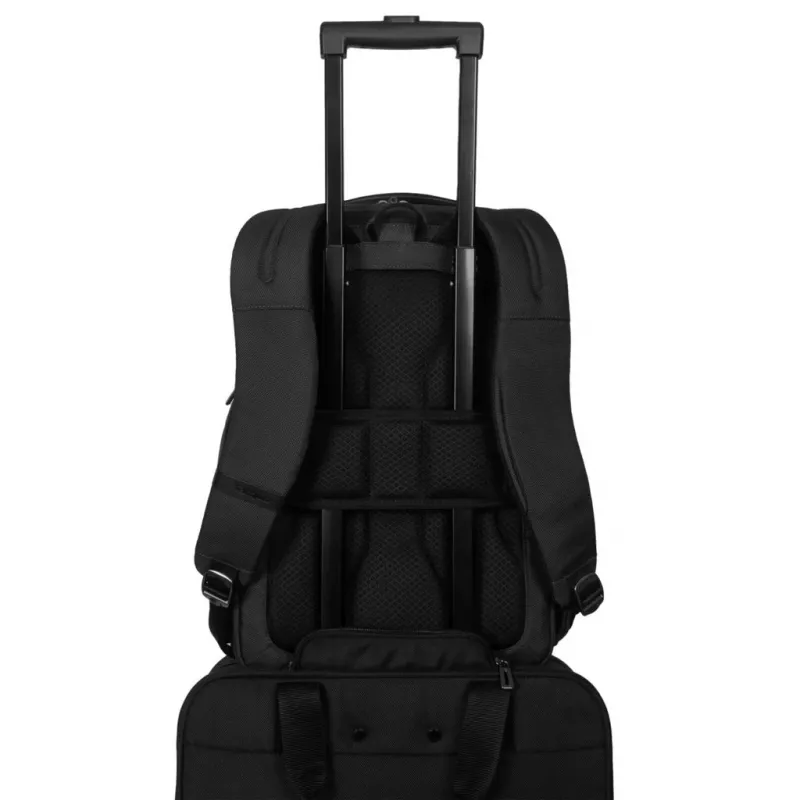Targus HeritageLuxe rugzak reisrugzak zwart polyester