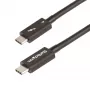 StarTech.com 3ft (1m) Thunderbolt 4 kabel – 40 Gbit/s – 100 W PD – 4K/8K video – Intel-gecertificeerde Thunderbolt-kabel – compatibel met USB4/Thunderbolt 3/USB 3.2/USB Type-C/DisplayPort