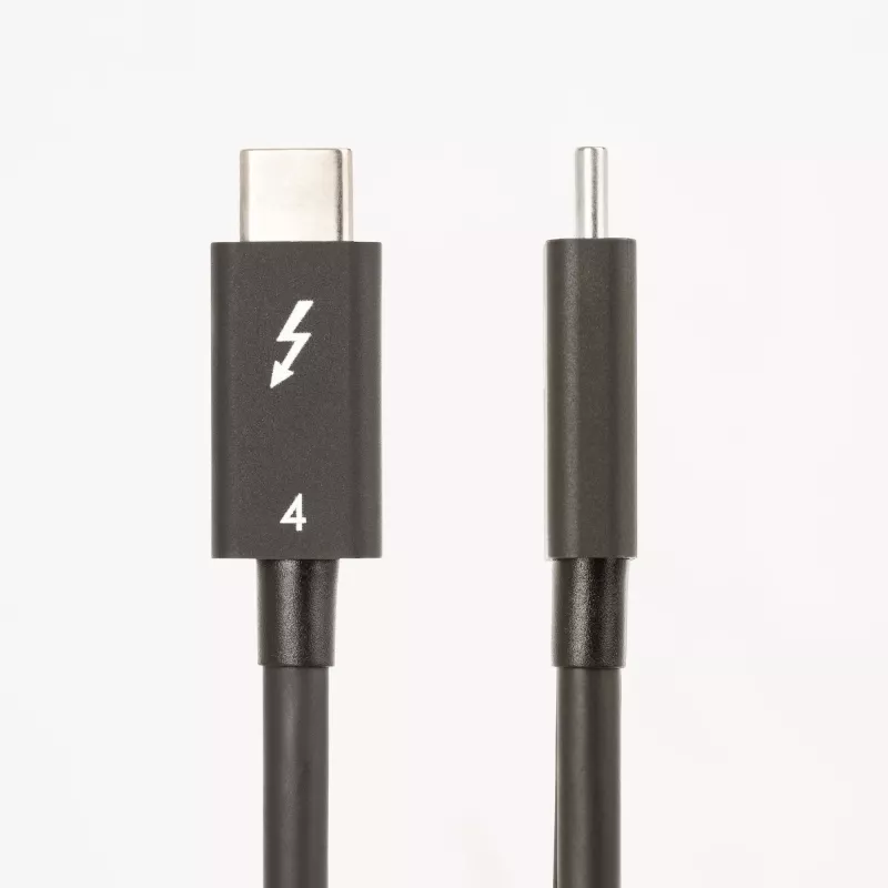 StarTech.com 3ft (1m) Thunderbolt 4 kabel – 40 Gbit/s – 100 W PD – 4K/8K video – Intel-gecertificeerde Thunderbolt-kabel – compatibel met USB4/Thunderbolt 3/USB 3.2/USB Type-C/DisplayPort