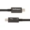 StarTech.com 3ft (1m) Thunderbolt 4 kabel – 40 Gbit/s – 100 W PD – 4K/8K video – Intel-gecertificeerde Thunderbolt-kabel – compatibel met USB4/Thunderbolt 3/USB 3.2/USB Type-C/DisplayPort